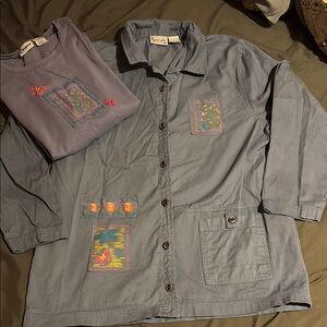 Onque women’s jacket and shirt